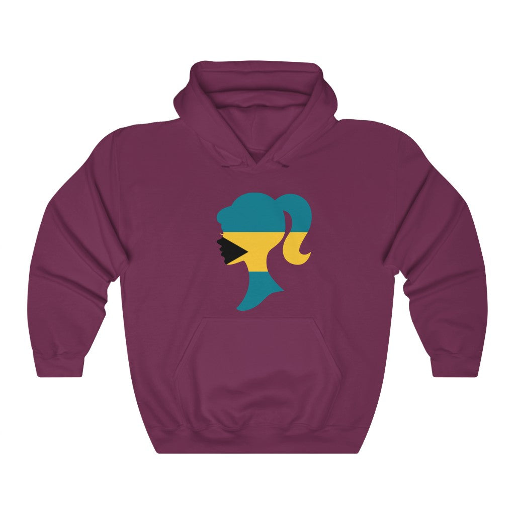 Bahamas Girl Flag Hoodie Sweatshirt - Unisex