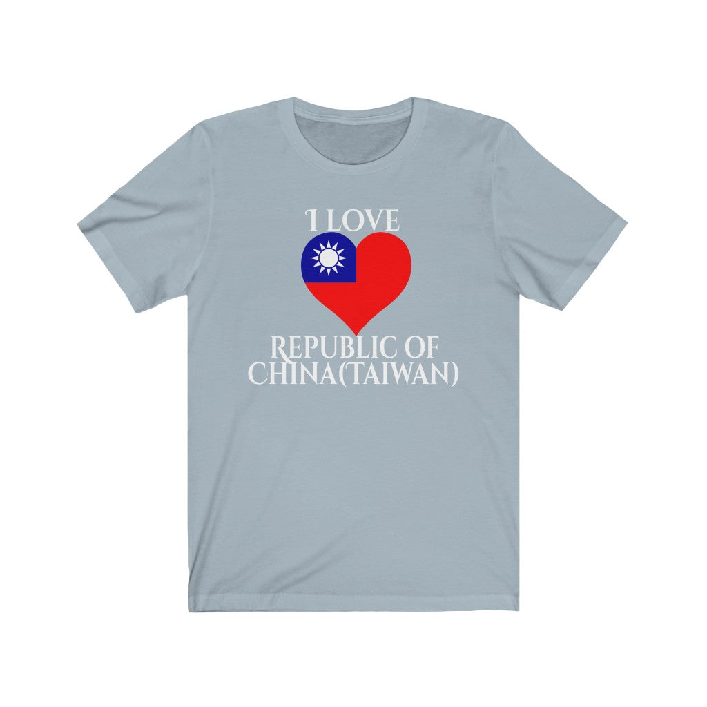 Republic of China - Taiwan Heart Flag Premium Tee 2 - Unisex