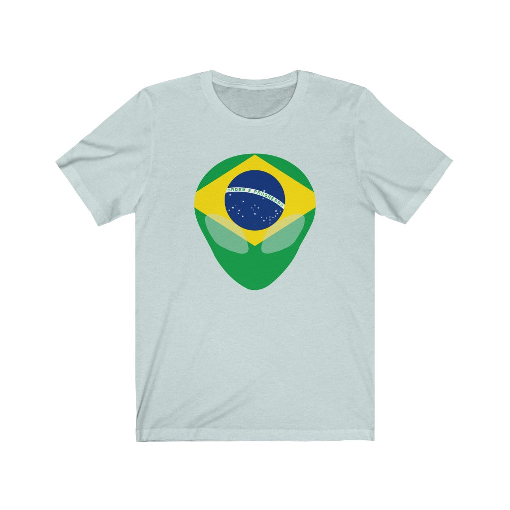 Brazil Alien Flag Premium Tee - Unisex