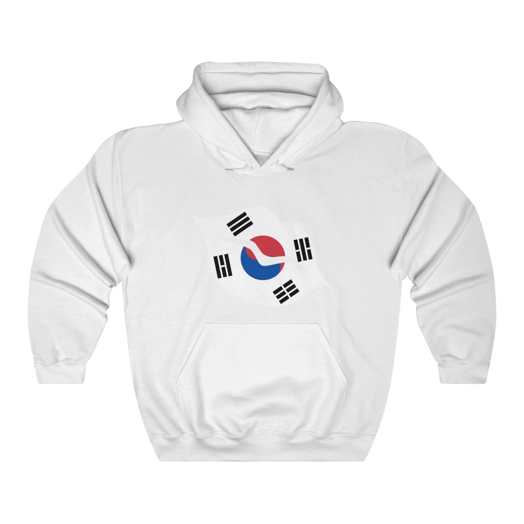 South Korea Lips Flag Hoodie Sweatshirt - Unisex