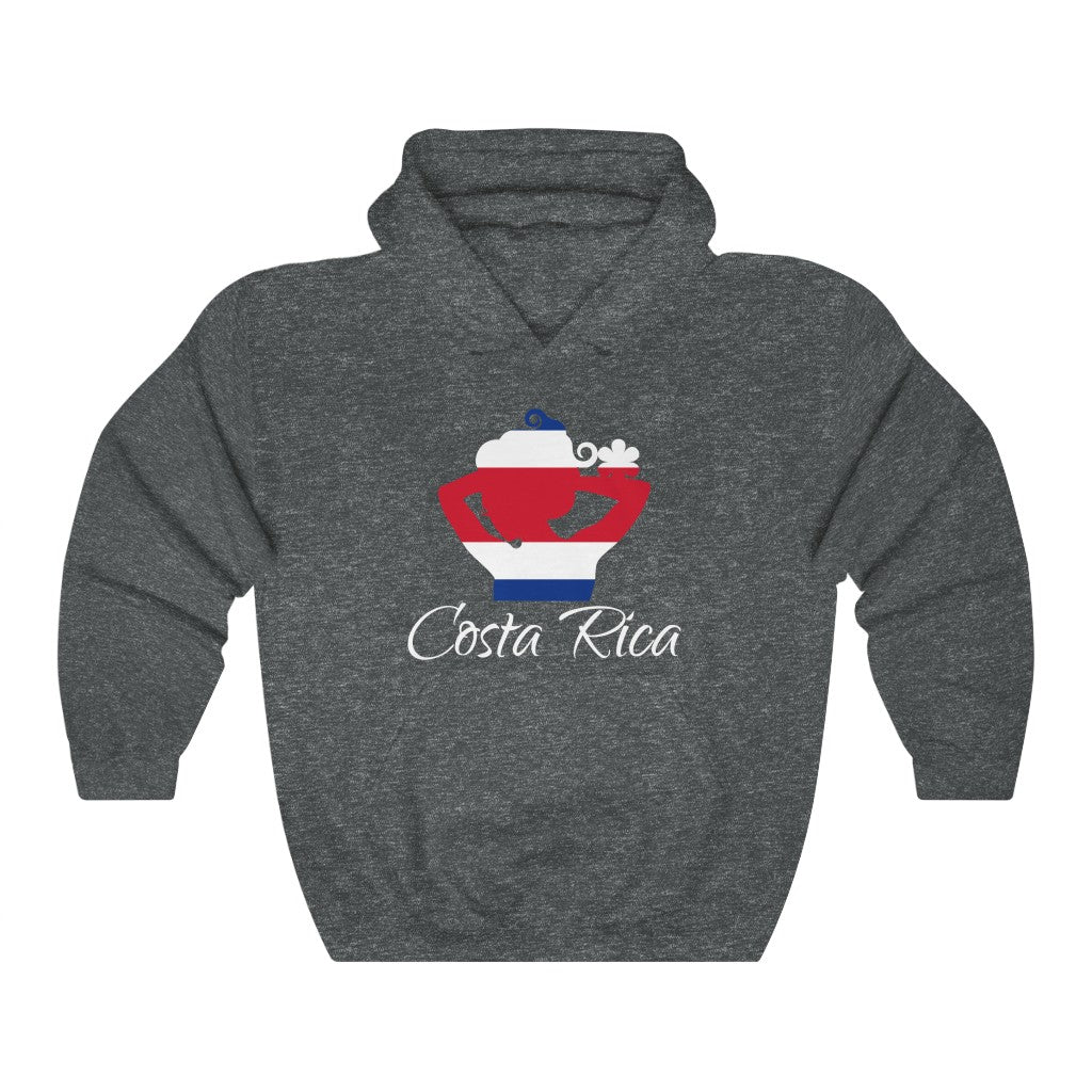 Costa Rica Lady Flag Hoodie Sweatshirt 2 - Unisex