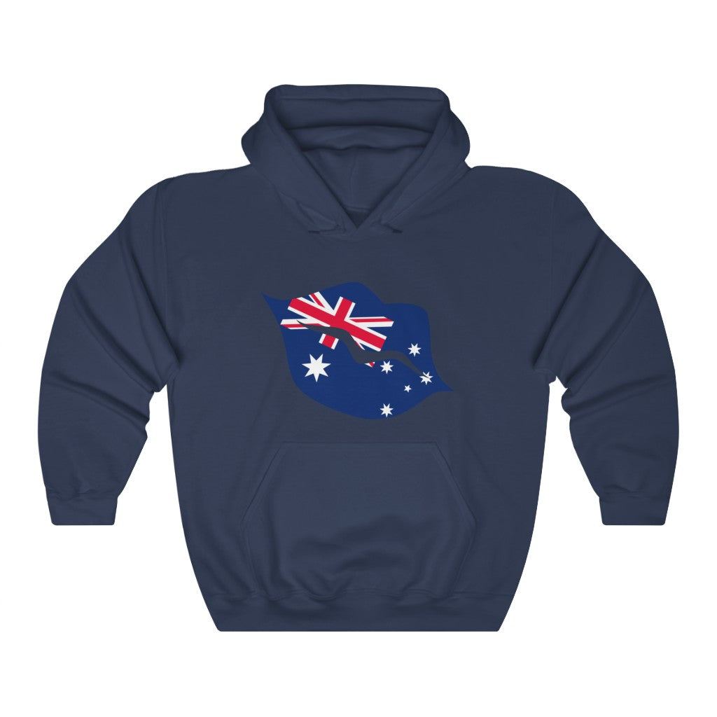 Australia Lips Flag Hoodie Sweatshirt - Unisex