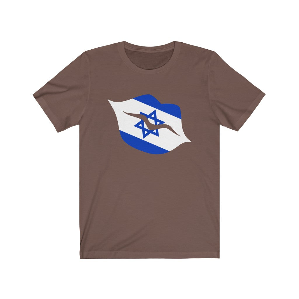 Israel Lips Flag Premium Tee - Unisex