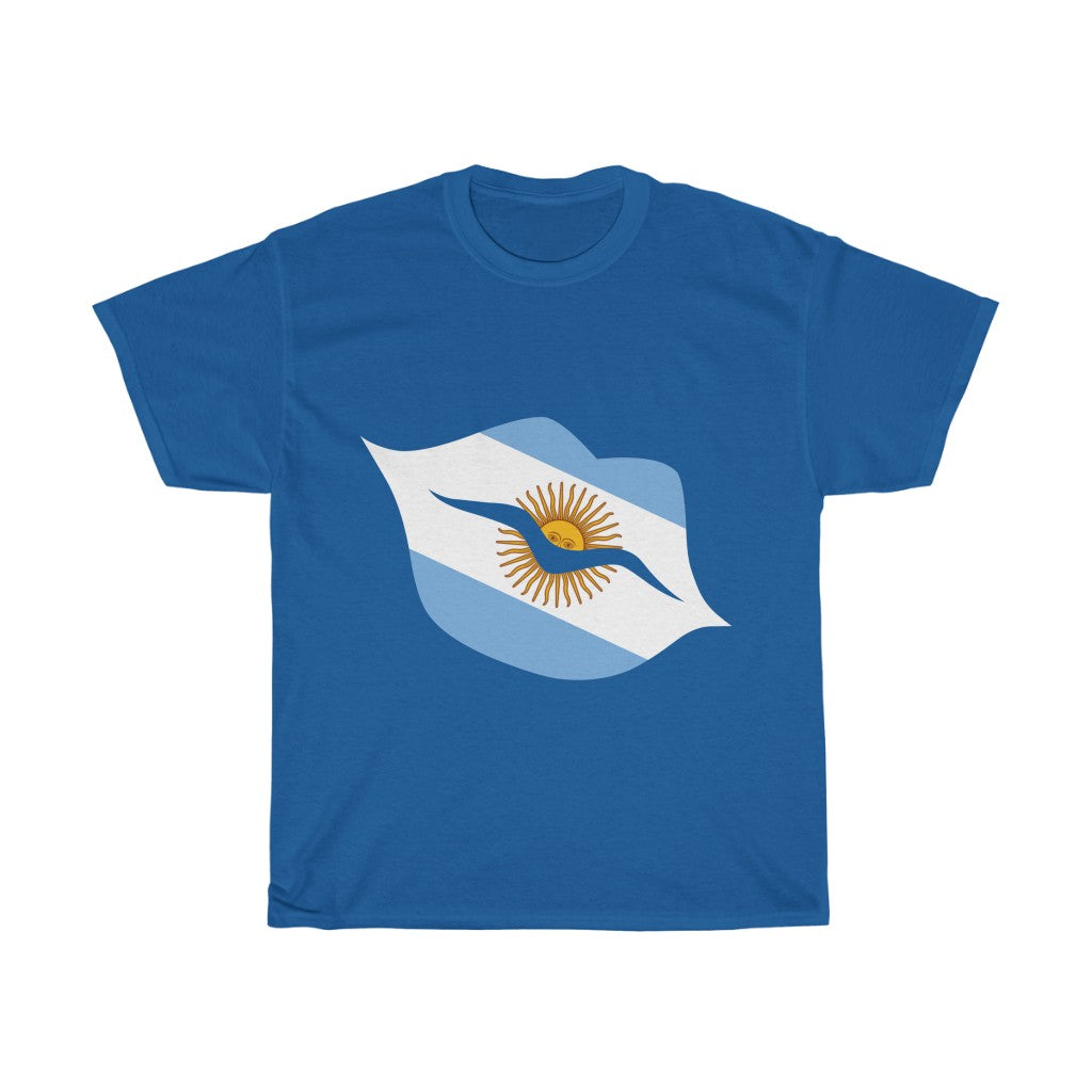 Argentina Lips Flag Standard Tee - Unisex
