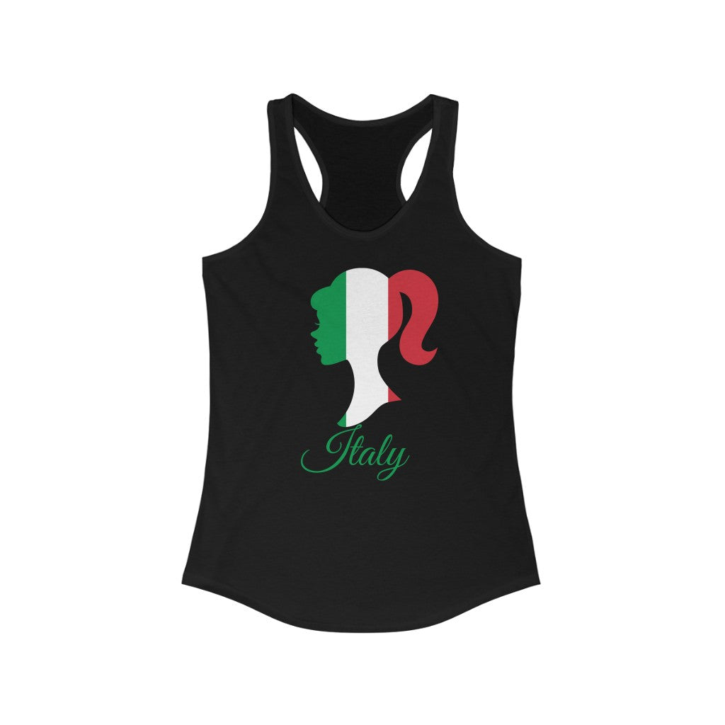 Italy Girl Flag Tank 1b - Women