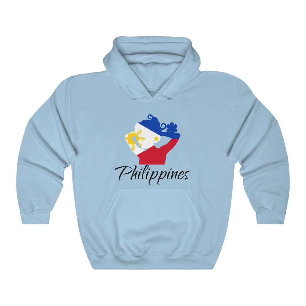 Philippines Lady Flag Hoodie Sweatshirt 1 - Unisex