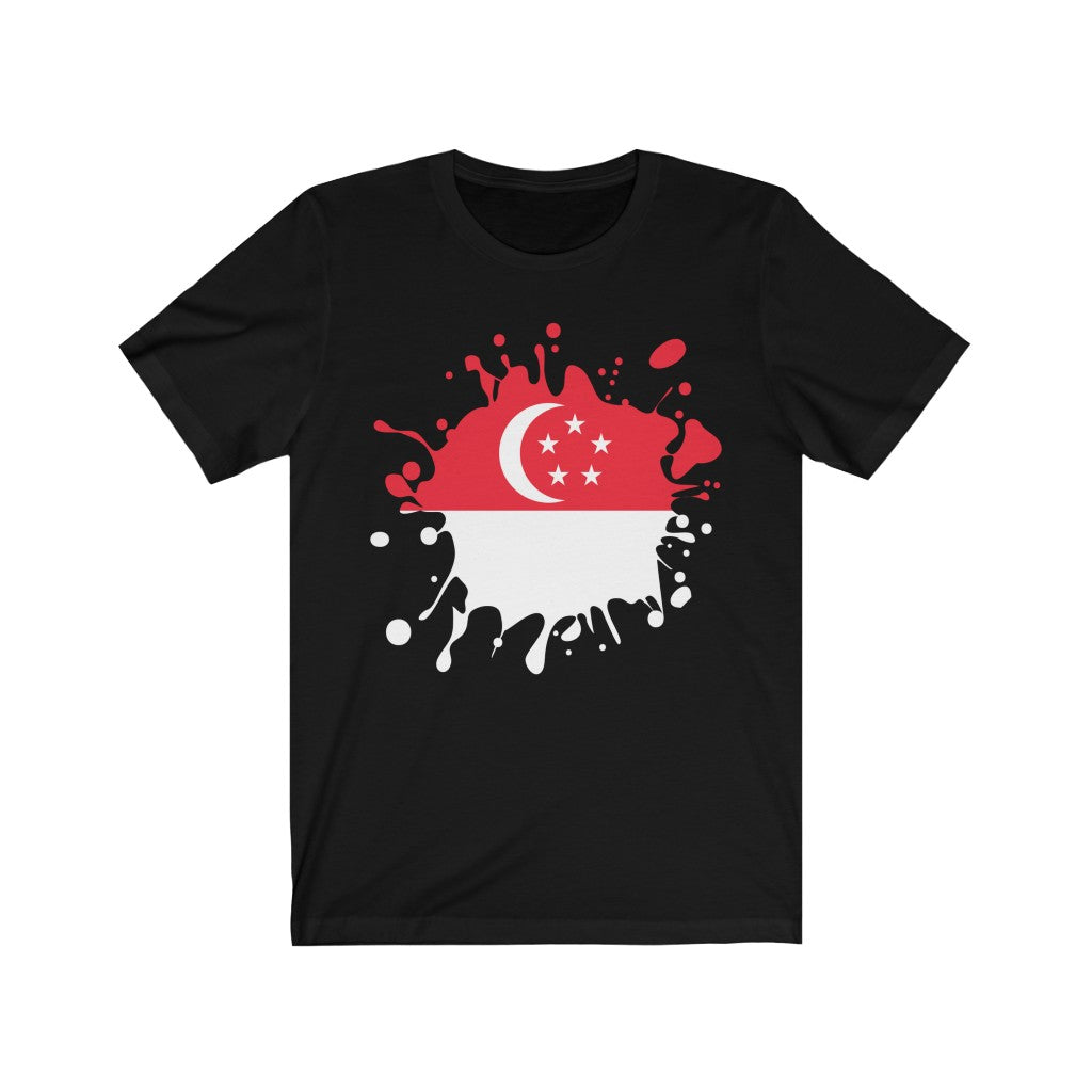 Singapore Splat Flag Premium Tee - Unisex