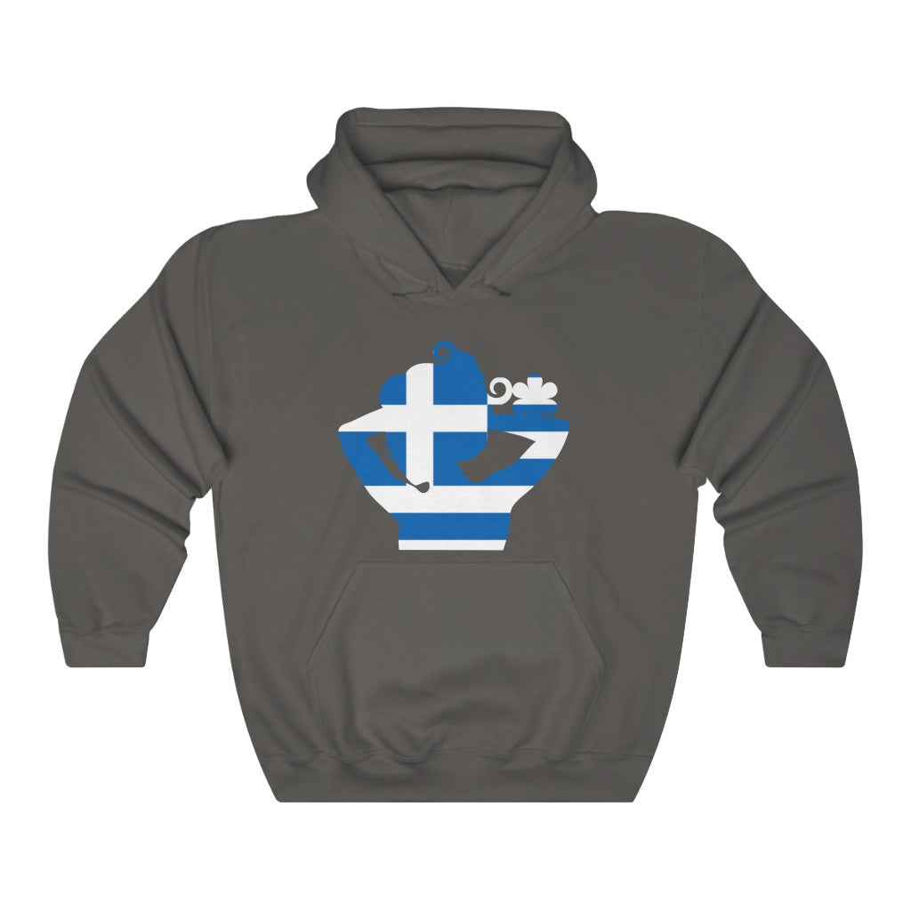 Greece Lady Flag Hoodie Sweatshirt - Unisex