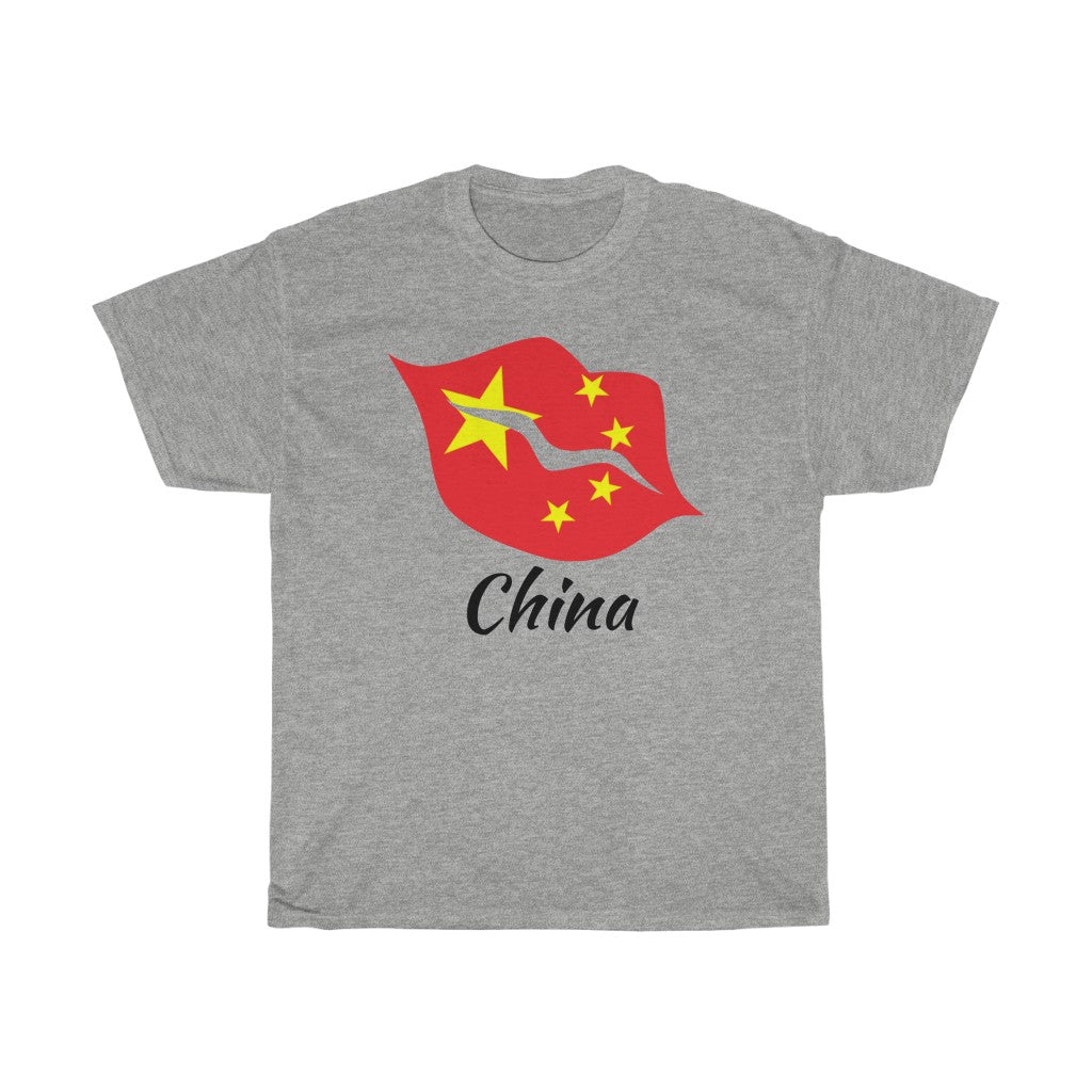 China Lips Flag Standard Tee 1 - Unisex