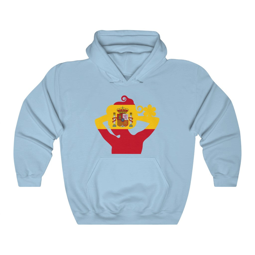 Spain Lady Flag Hoodie Sweatshirt - Unisex