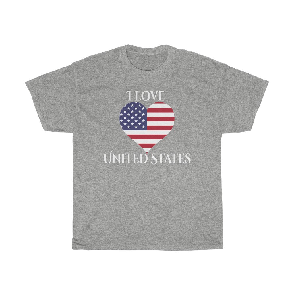 United States of America Heart Flag Standard Tee 2 - Unisex