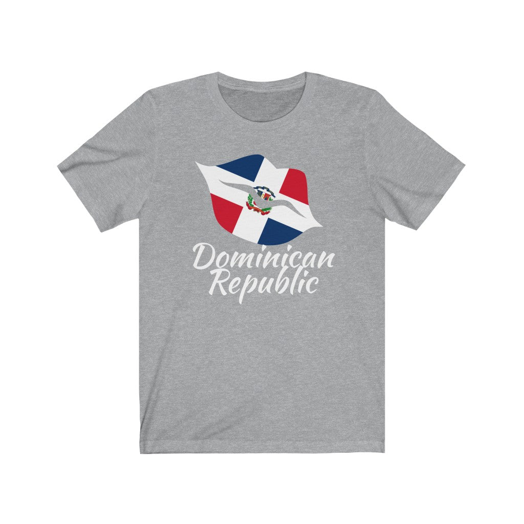 Dominican Republic Lips Flag Premium Tee 2 - Unisex