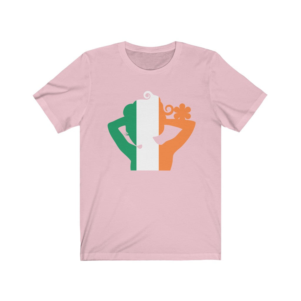 Ireland Lady Flag Premium Tee - Unisex