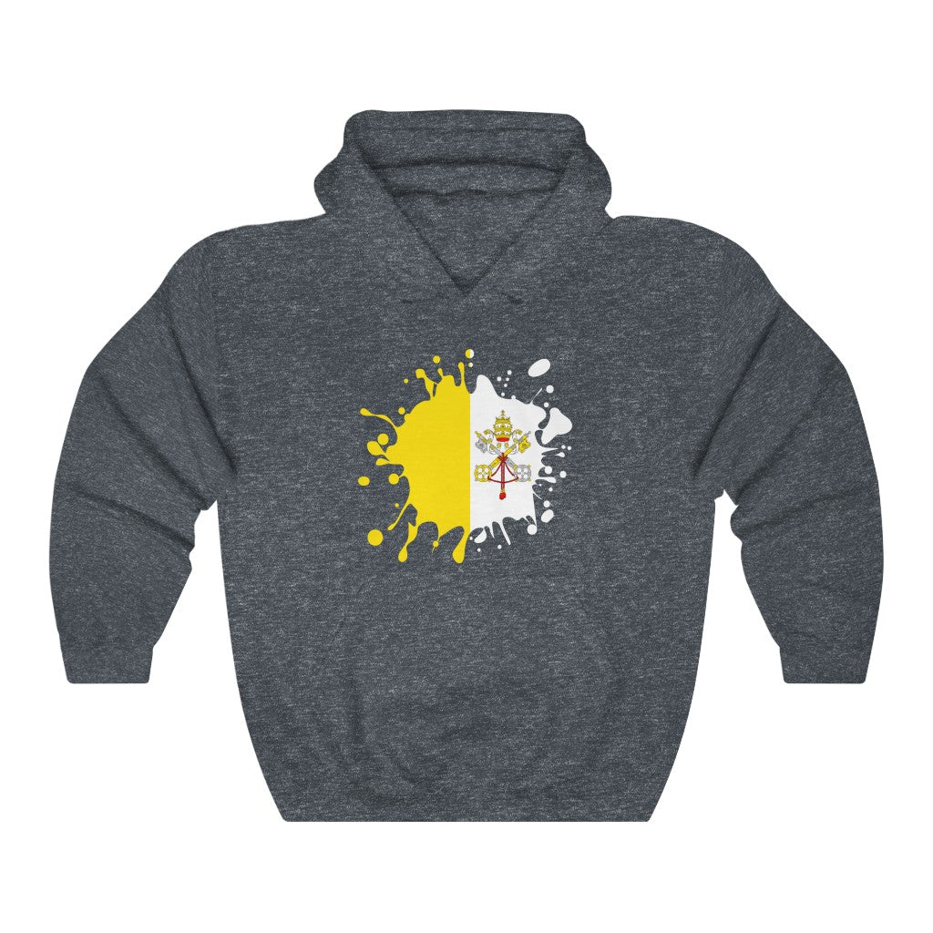 Holy See Splat Flag Hoodie Sweatshirt - Unisex