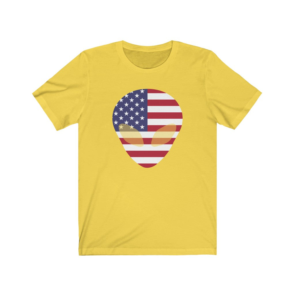 United States of America Alien Flag Premium Tee - Unisex