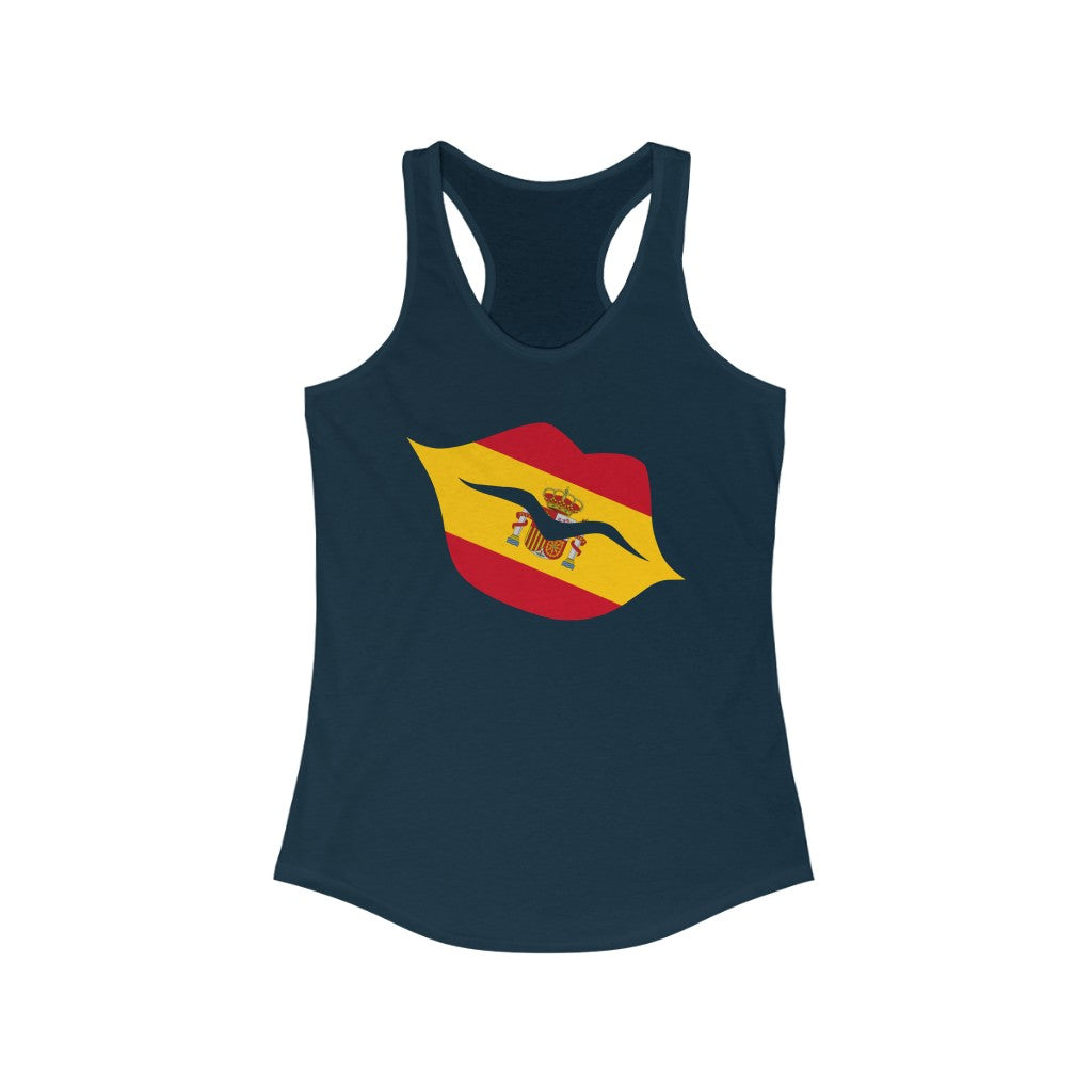 Spain Lips Flag Tank - Women