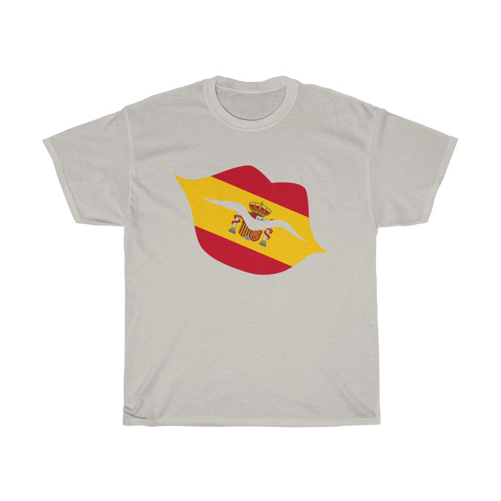 Spain Lips Flag Standard Tee - Unisex