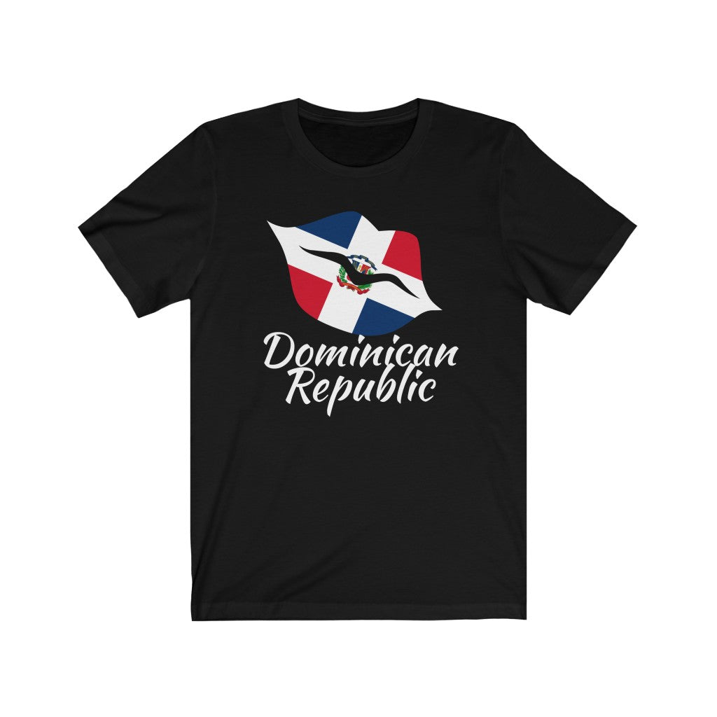 Dominican Republic Lips Flag Premium Tee 2 - Unisex
