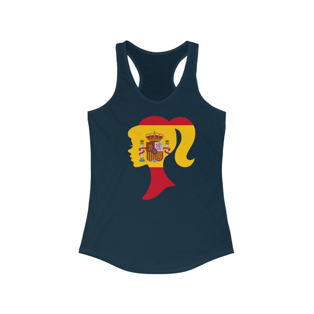 Spain Girl Flag Tank - Women