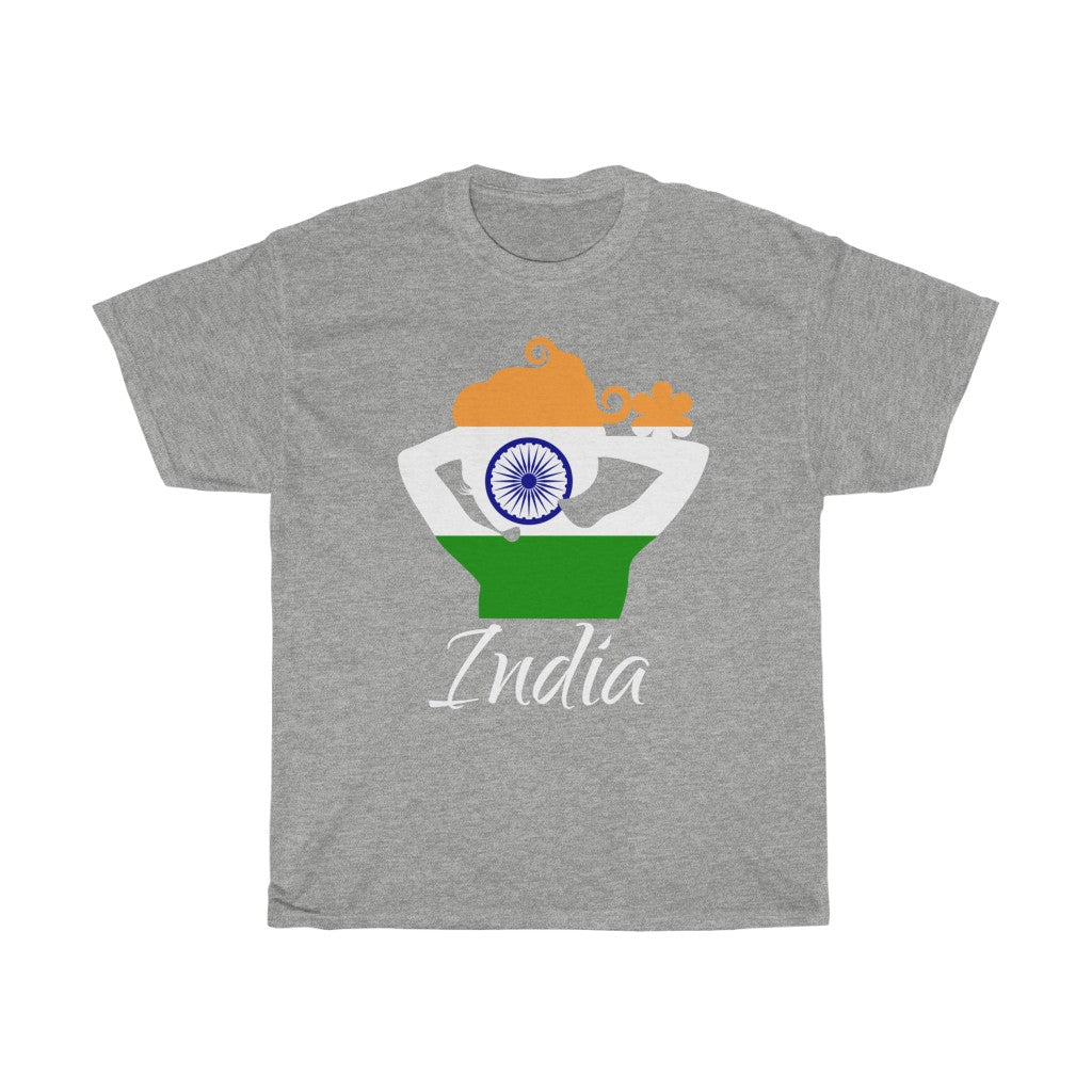 India Lady Flag Standard Tee 2 - Unisex