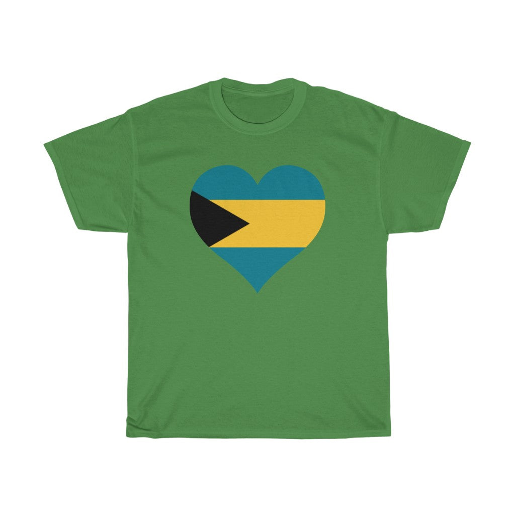 Bahamas Heart Flag Standard Tee - Unisex