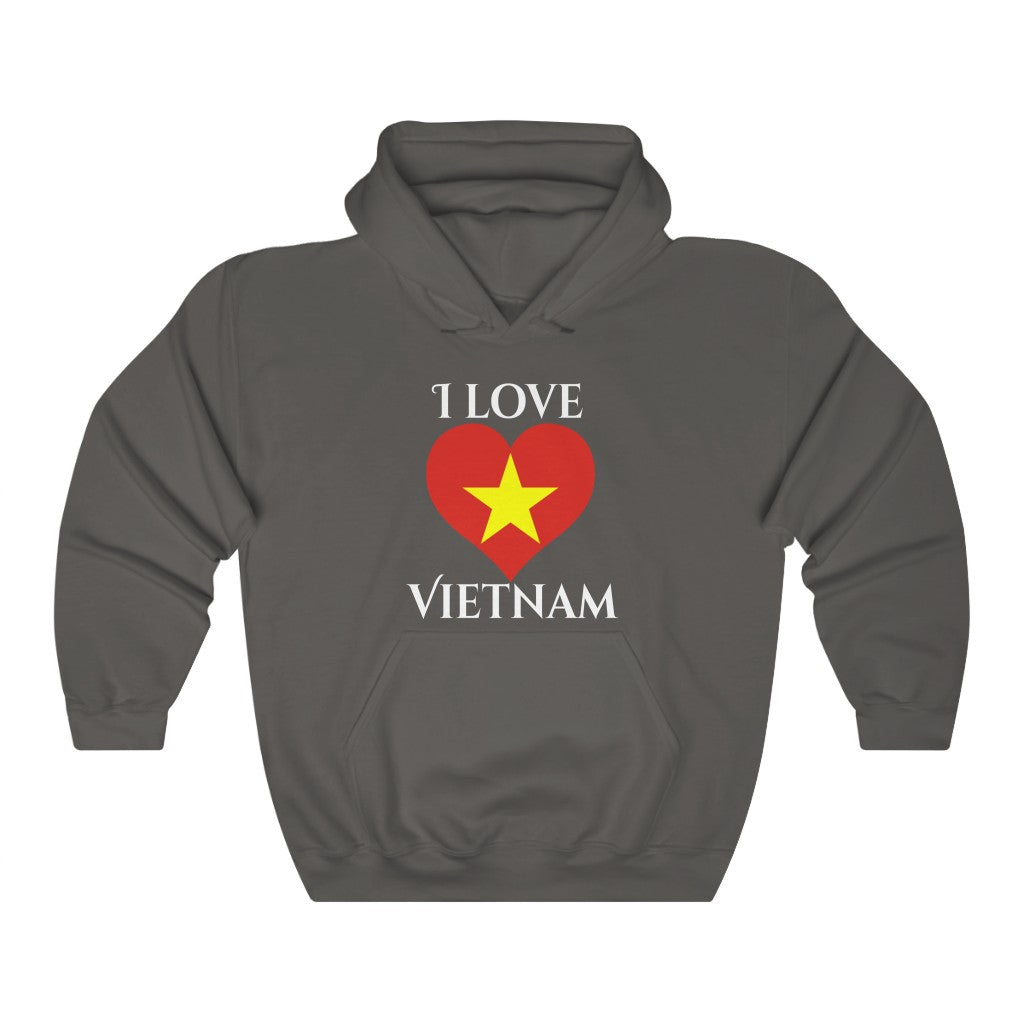 Vietnam Heart Flag Hoodie Sweatshirt 2 - Unisex