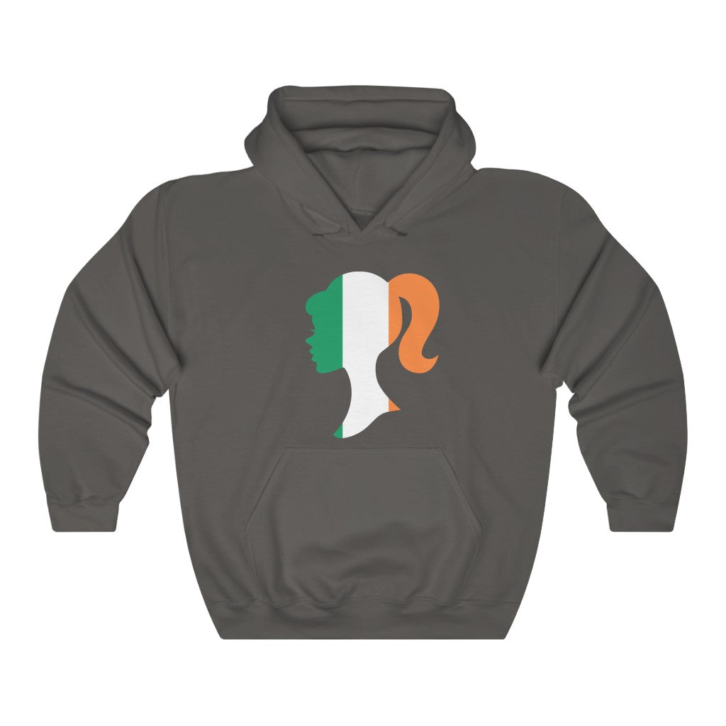 Ireland Girl Flag Hoodie Sweatshirt - Unisex