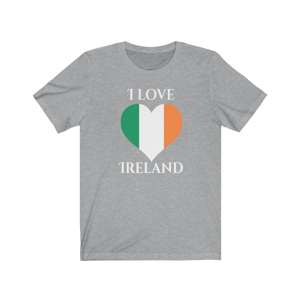 Ireland Heart Flag Premium Tee 2 - Unisex