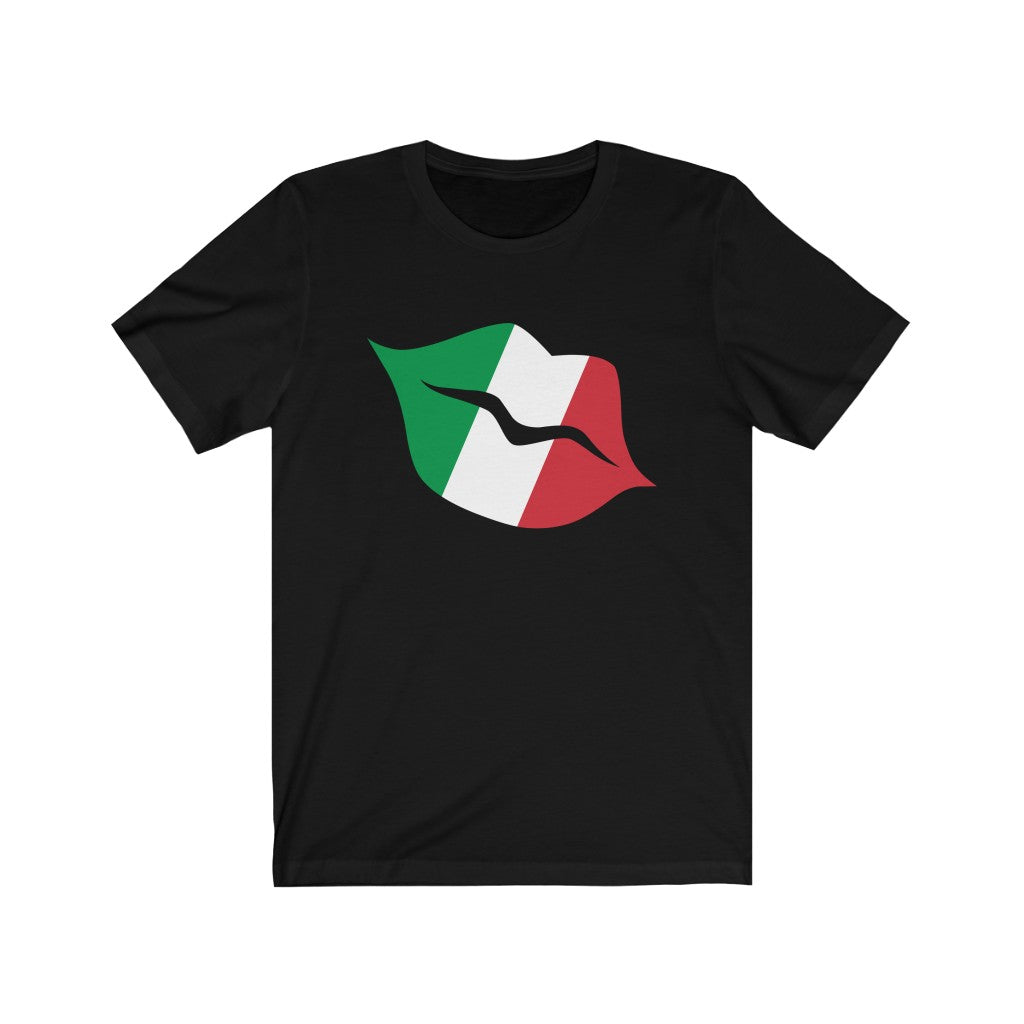 Italy Lips Flag Premium Tee - Unisex
