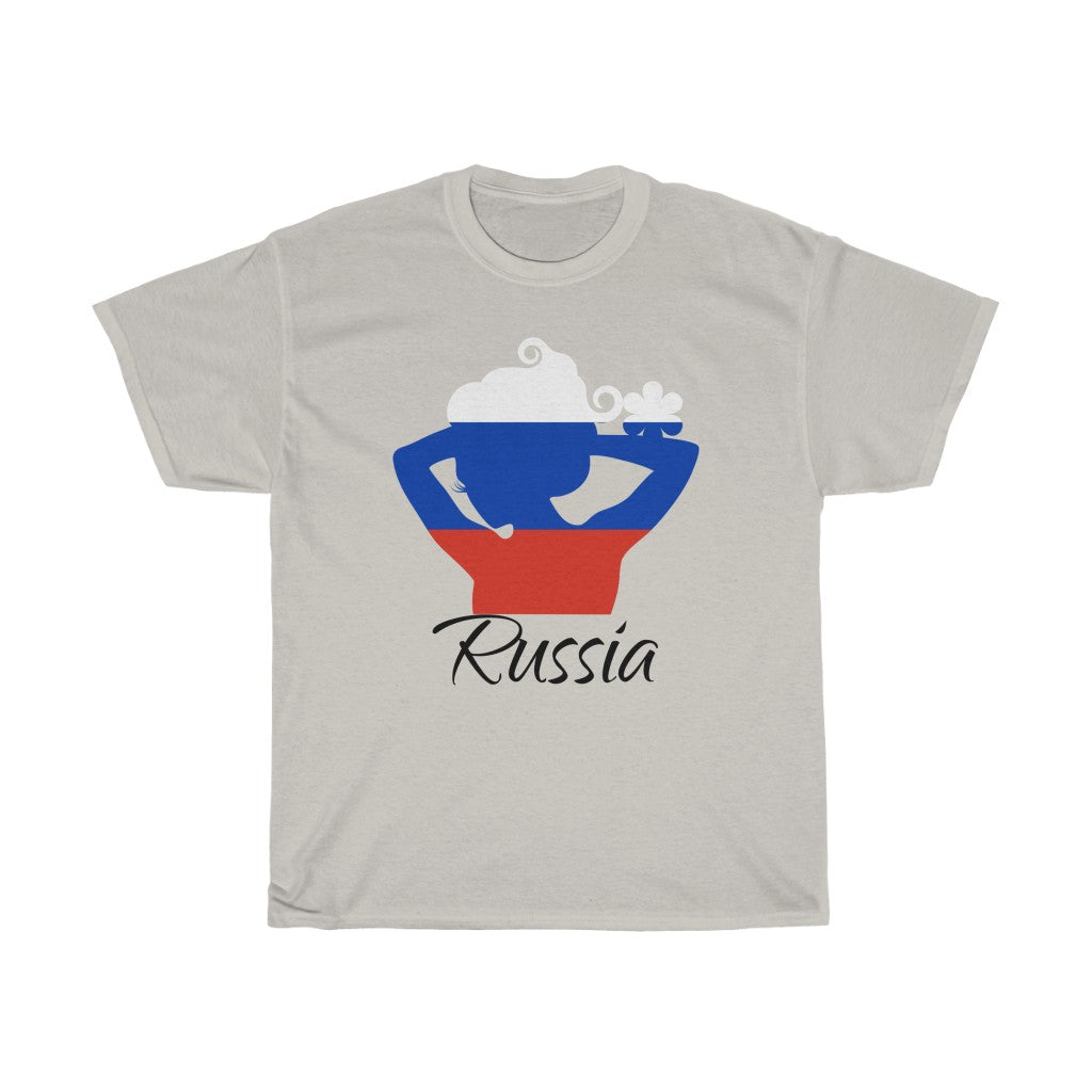 Russia Lady Flag Standard Tee 1 - Unisex