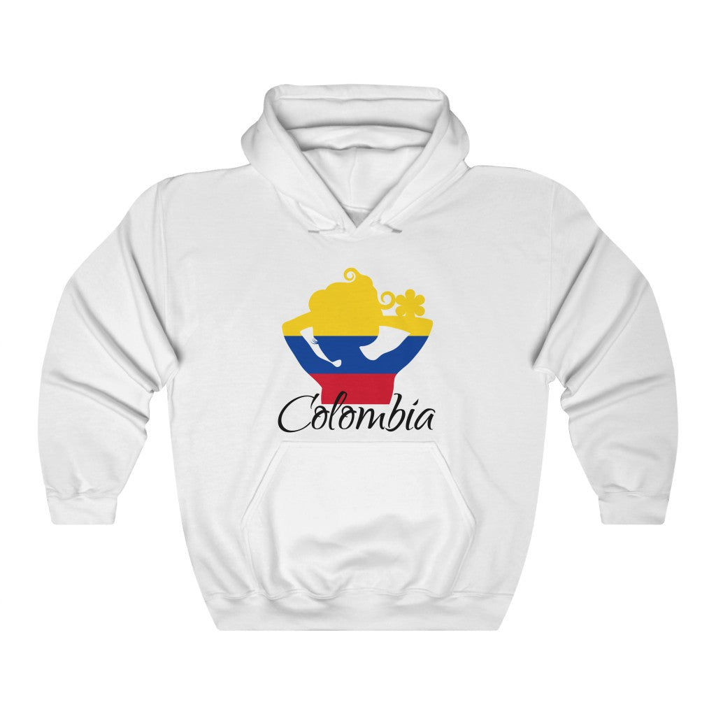 Colombia Lady Flag Hoodie Sweatshirt 1 - Unisex