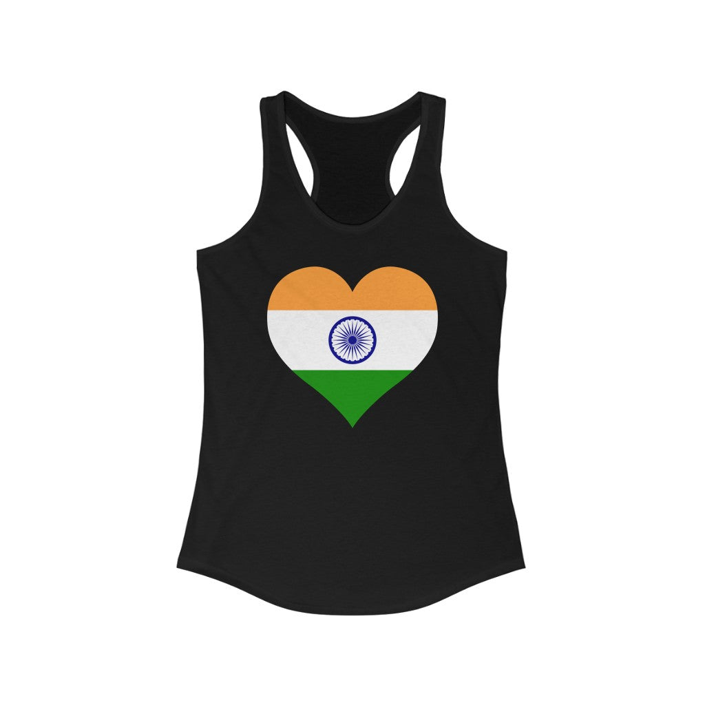 India Heart Flag Tank - Women