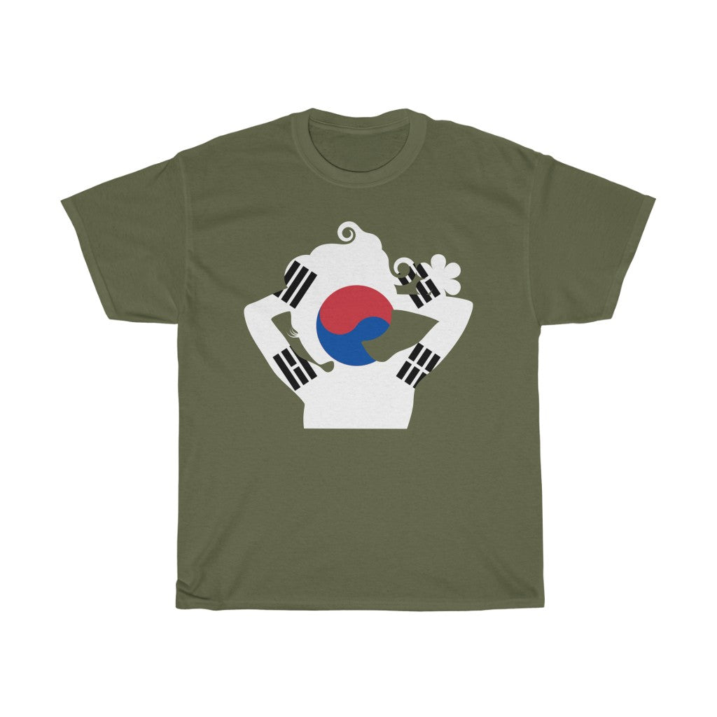 South Korea Lady Flag Standard Tee - Unisex