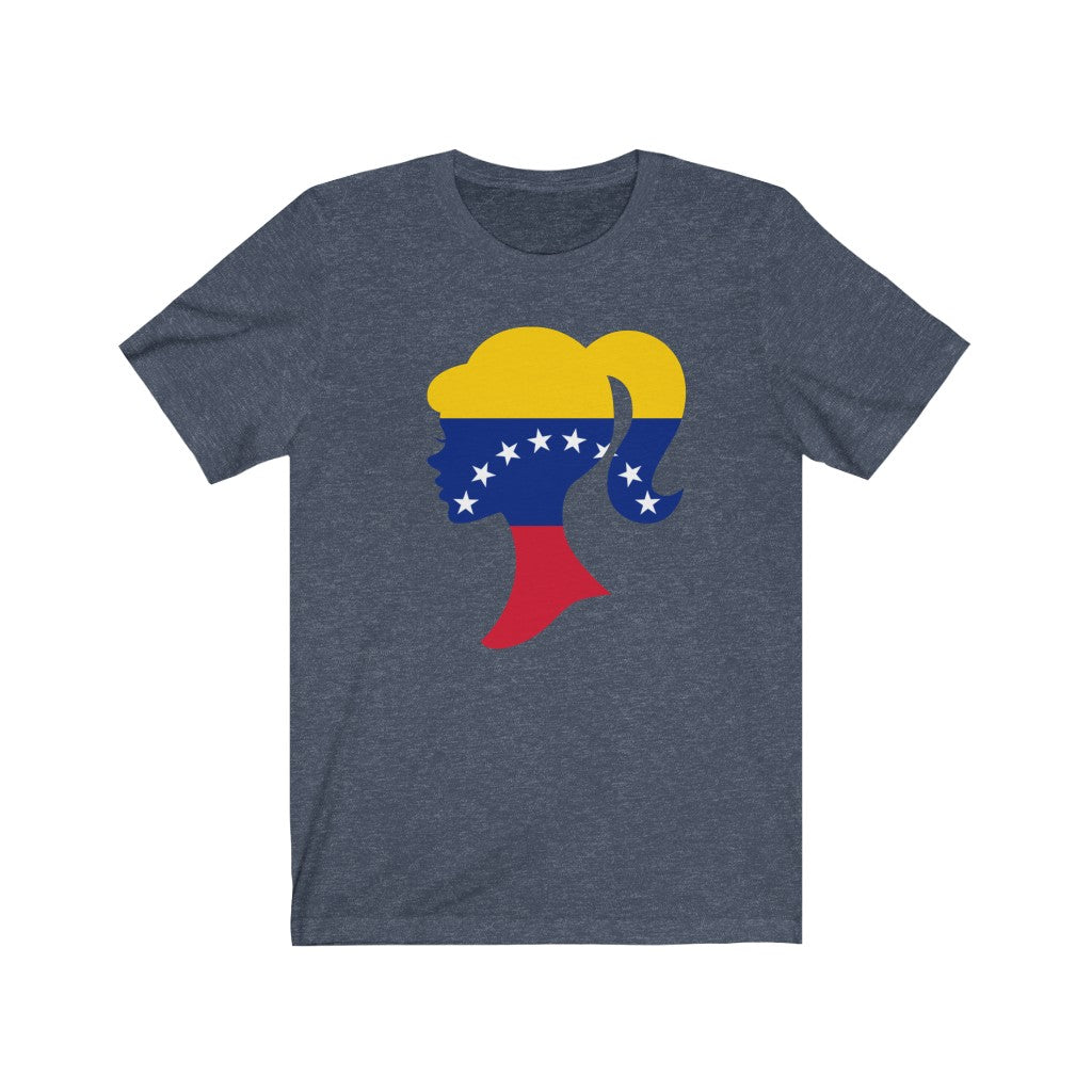 Venezuela Girl Flag Premium Tee - Unisex