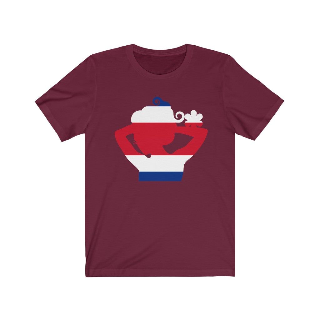 Costa Rica Lady Flag Premium Tee - Unisex