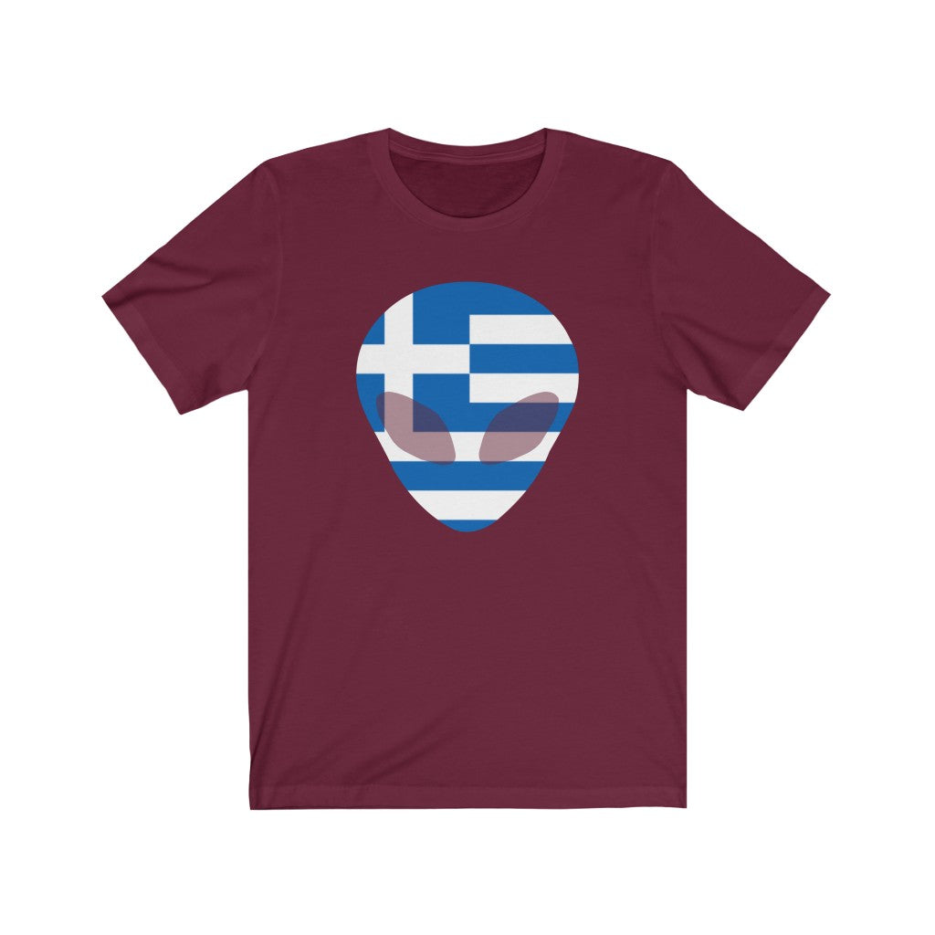 Greece Alien Flag Premium Tee - Unisex