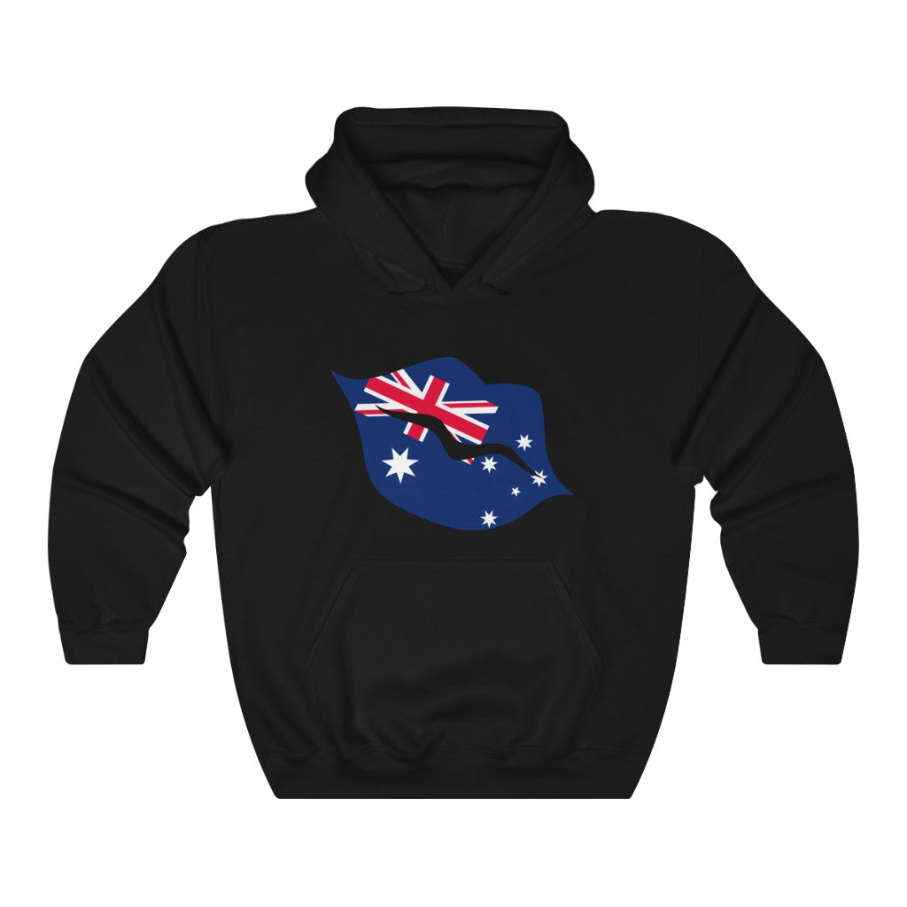 Australia Lips Flag Hoodie Sweatshirt - Unisex