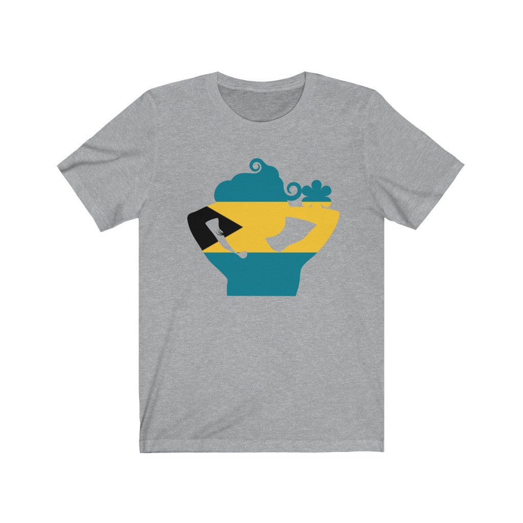Bahamas Lady Flag Premium Tee - Unisex