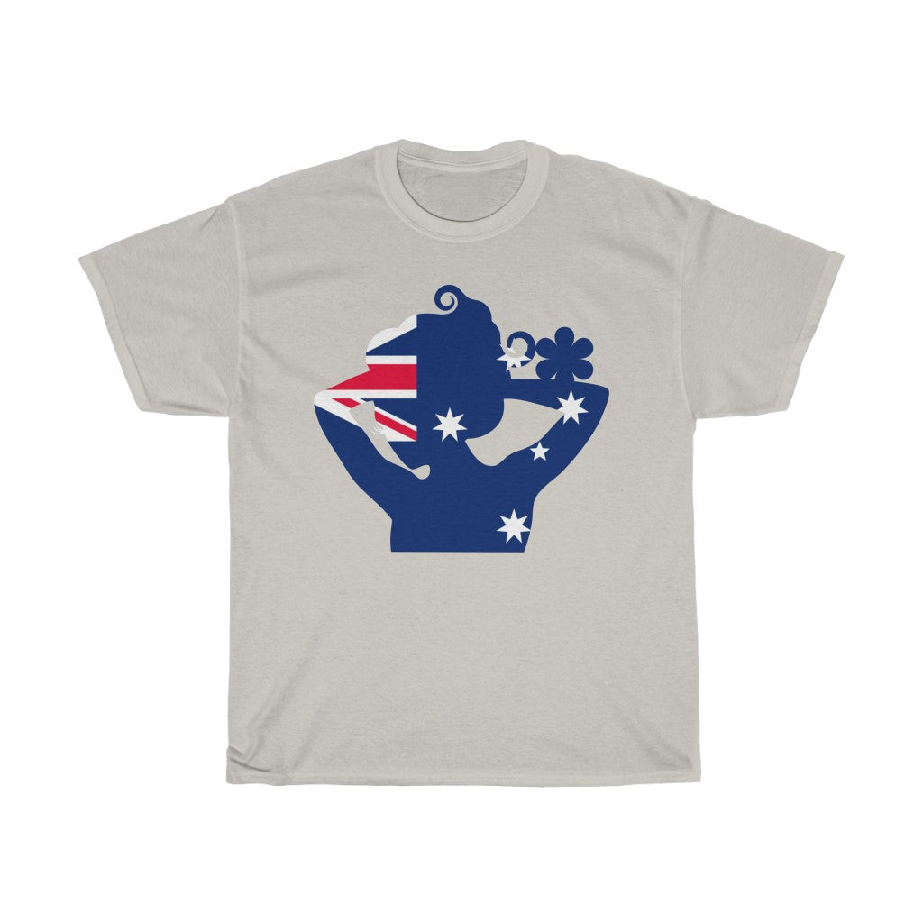 Australia Lady Flag Standard Tee - Unisex