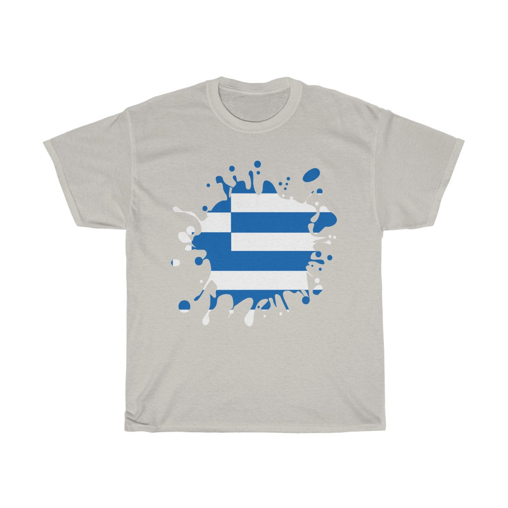 Greece Splat Flag Standard Tee - Unisex