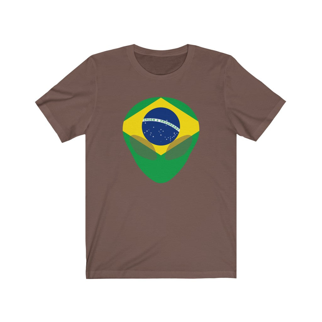 Brazil Alien Flag Premium Tee - Unisex