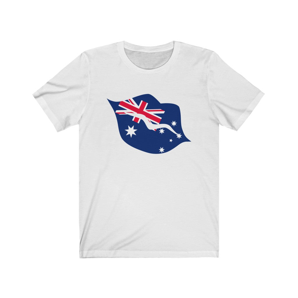 Australia Lips Flag Premium Tee - Unisex