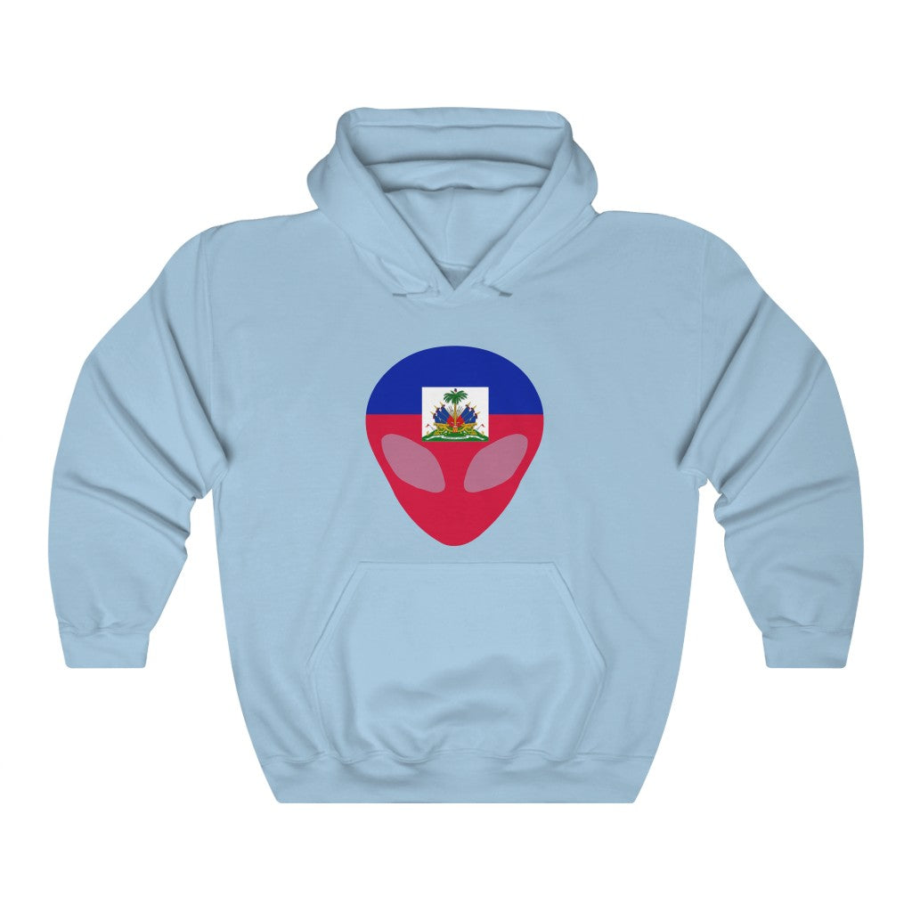 Haiti Alien Flag Hoodie Sweatshirt - Unisex