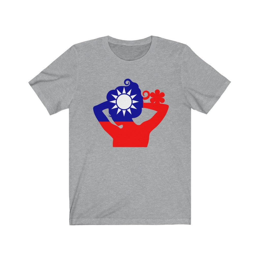 Republic of China - Taiwan Lady Flag Premium Tee - Unisex