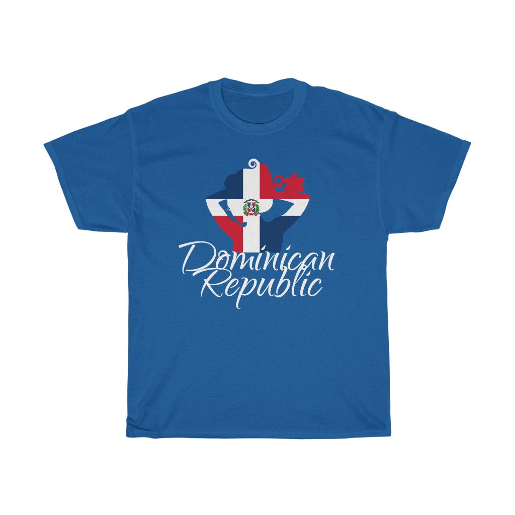 Dominican Republic Lady Flag Standard Tee 4 - Unisex
