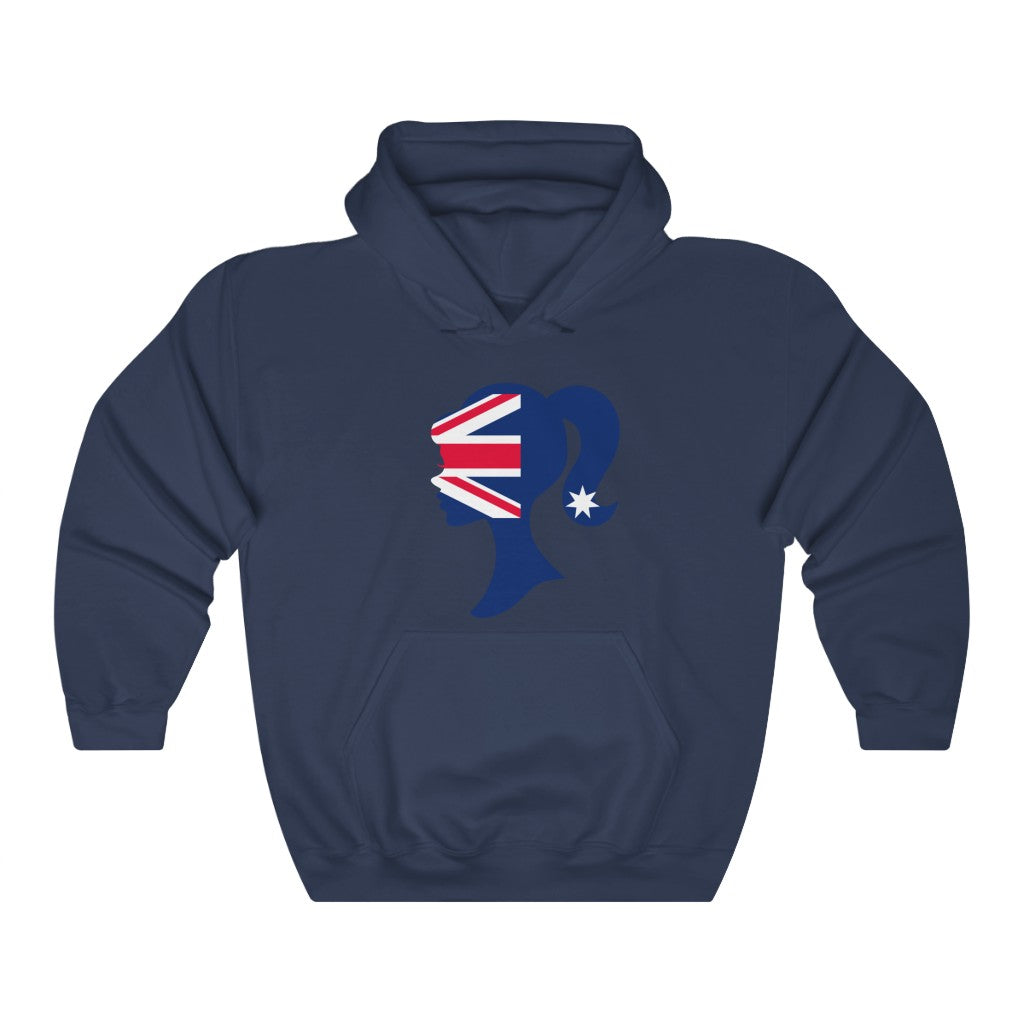 Australia Girl Flag Hoodie Sweatshirt - Unisex