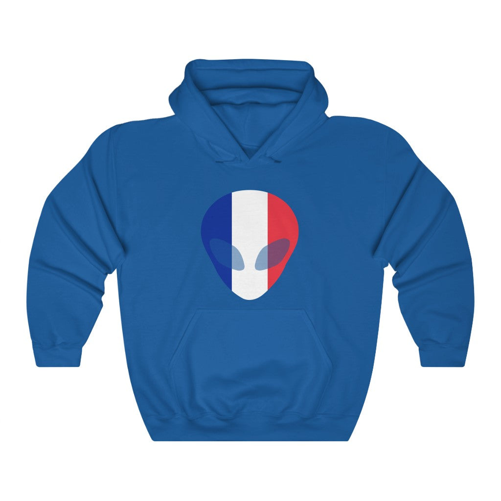 France Alien Flag Hoodie Sweatshirt - Unisex