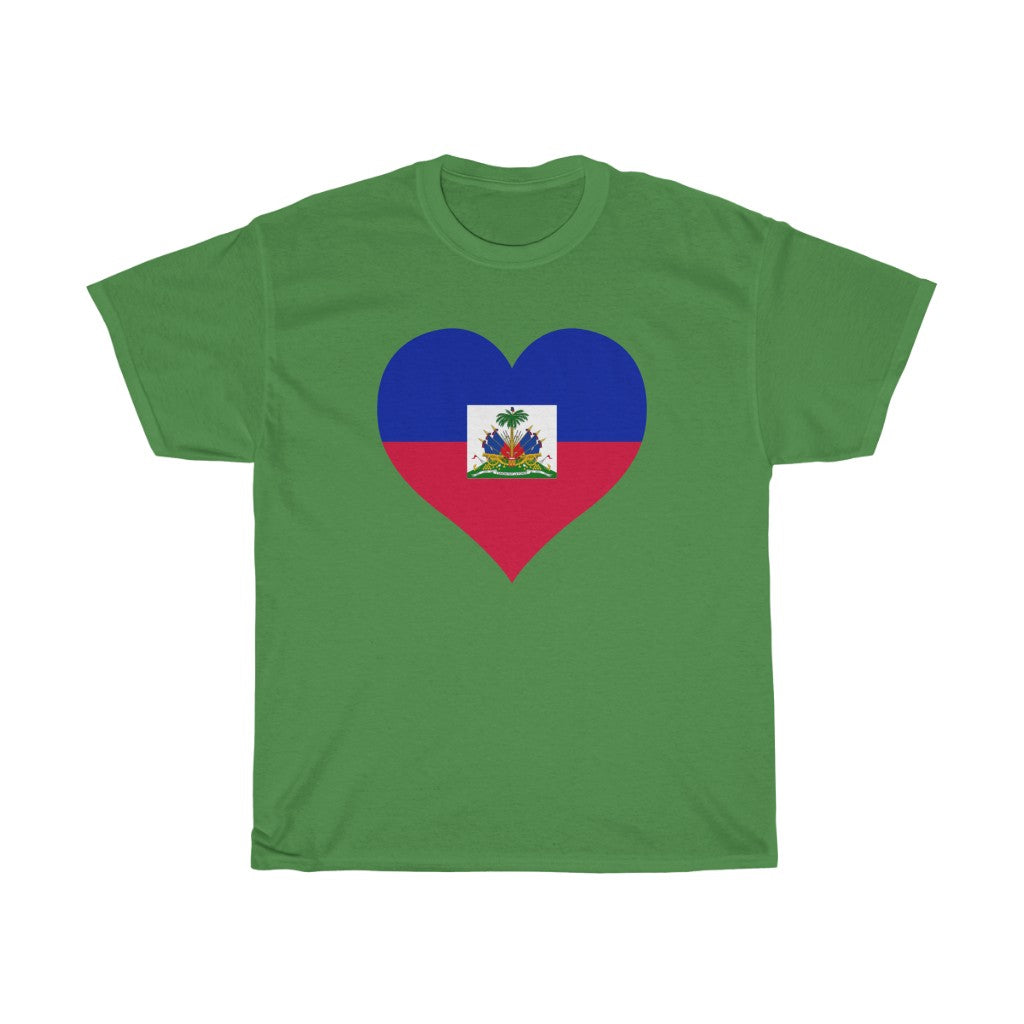 Haiti Heart Flag Standard Tee - Unisex