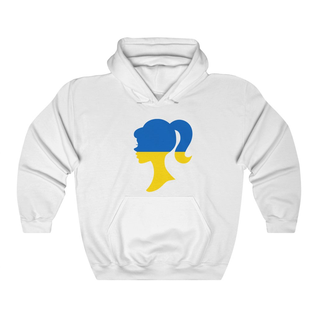 Ukraine Girl Flag Hoodie Sweatshirt - Unisex