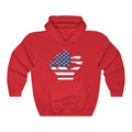 United States of America Lady Flag Hoodie Sweatshirt - Unisex